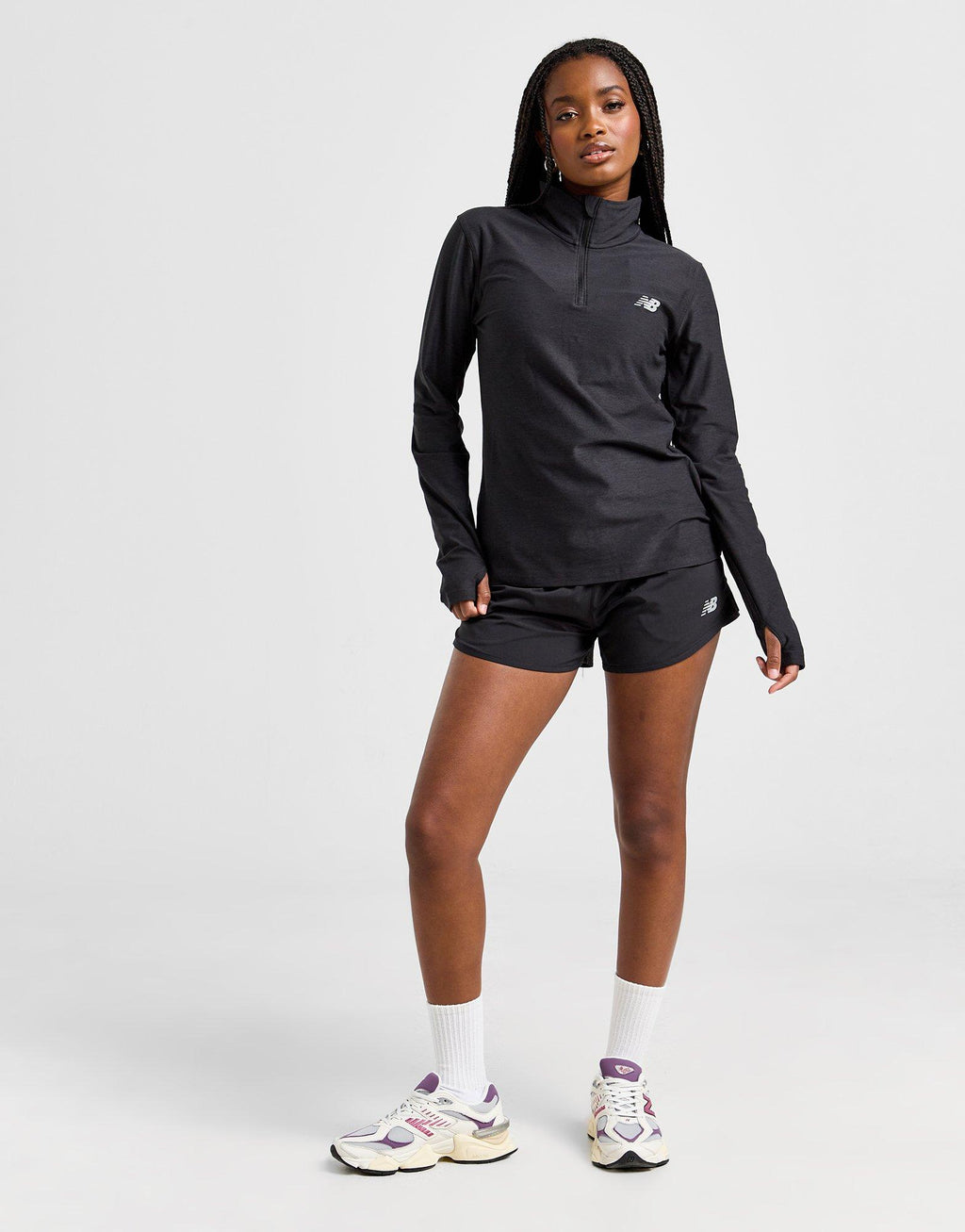 Logo 1/4 Zip Top