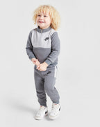 Blocked 1/4 Zip Tracksuit Children's