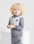 Blocked 1/4 Zip Tracksuit Children's