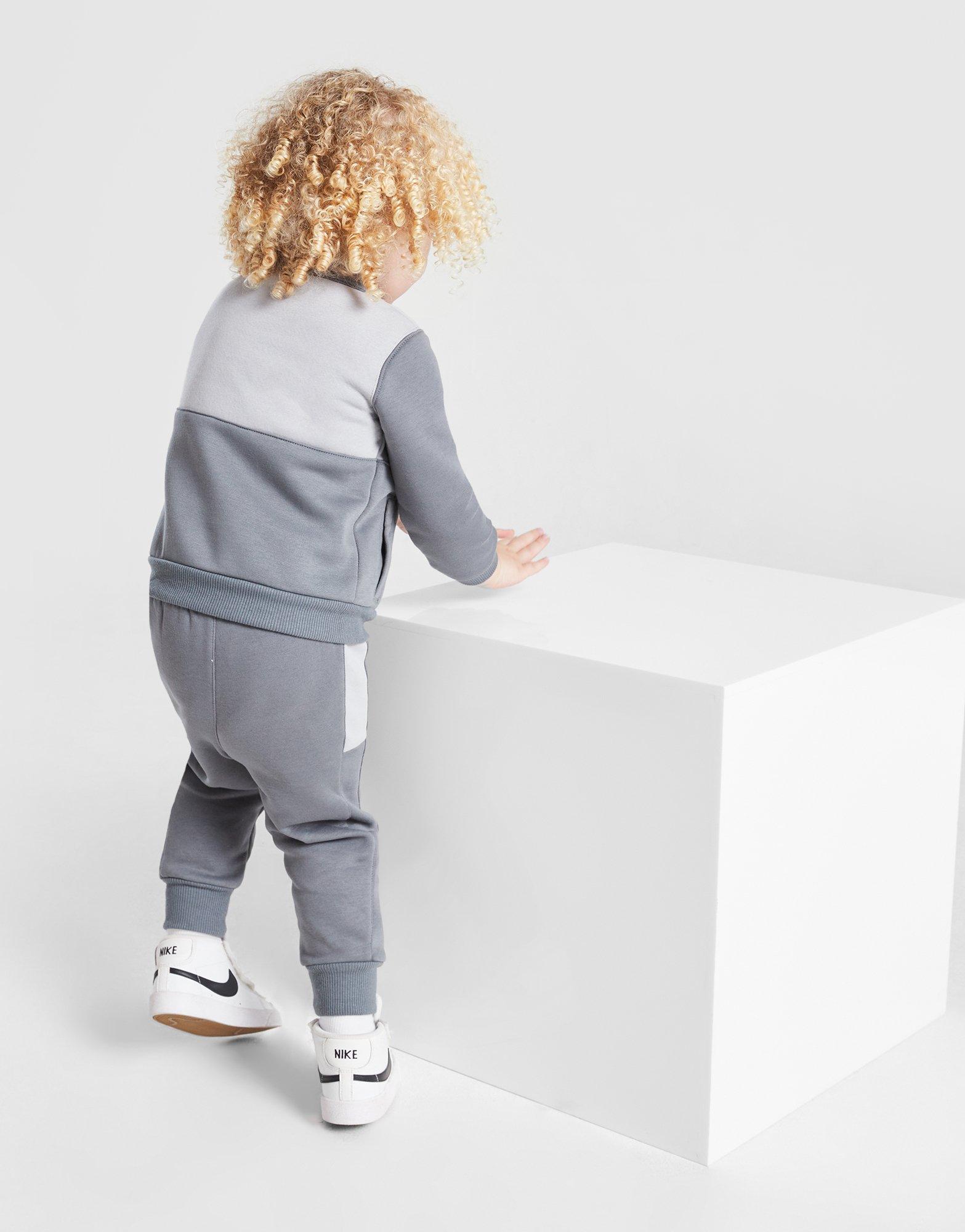 Blocked 1/4 Zip Tracksuit Children's