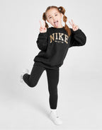 Girls' Swoosh All Over Print Glitter Set Children