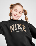 Girls' Swoosh All Over Print Glitter Set Children