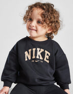 Girls' Swoosh All Over Print Glitter Set Infant