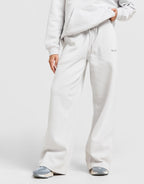 Double Script Wide Leg Joggers