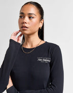 Script Long Sleeve Top