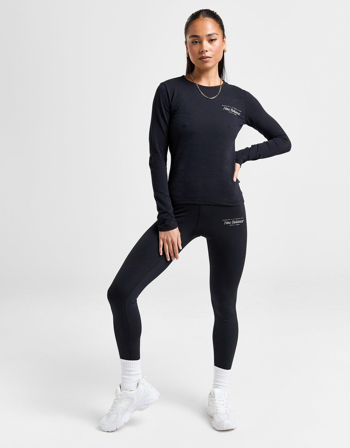 Script Long Sleeve Top