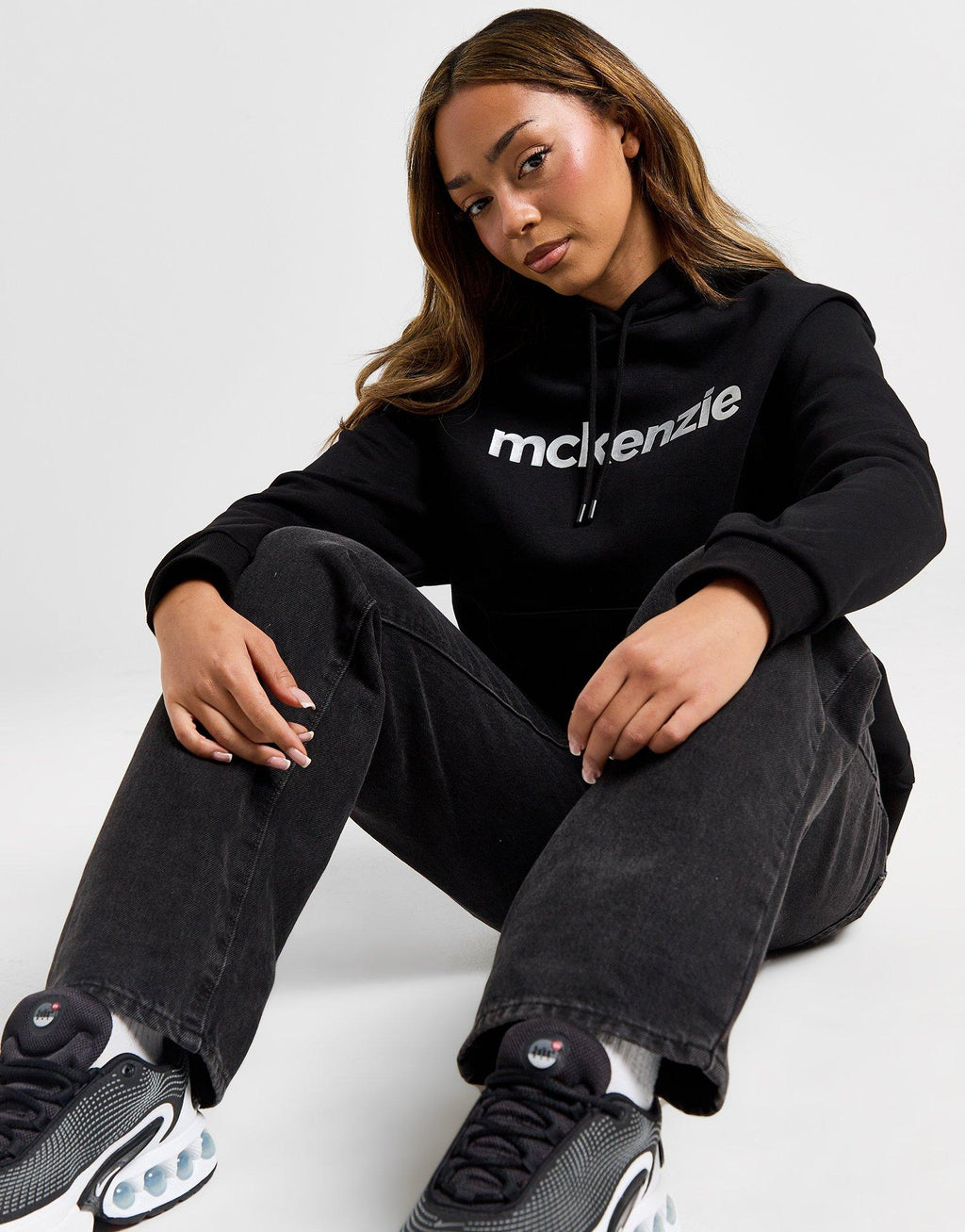 Metallic Logo Overhead Hoodie