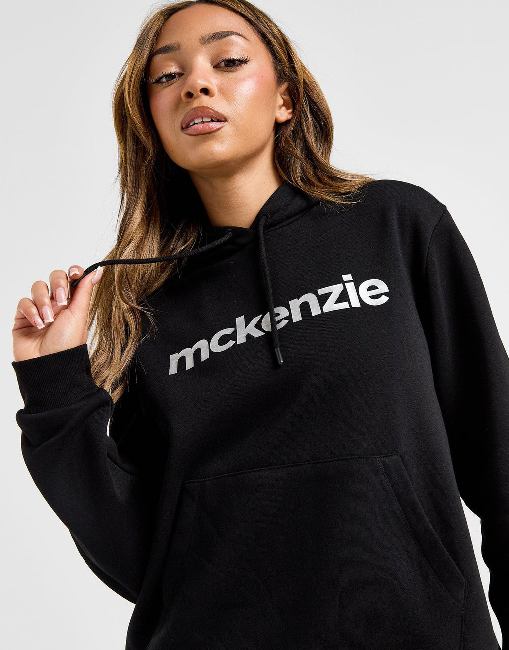 Metallic Logo Overhead Hoodie