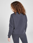 Girls' Glitter Trefoil Crew Sweatshirt Junior