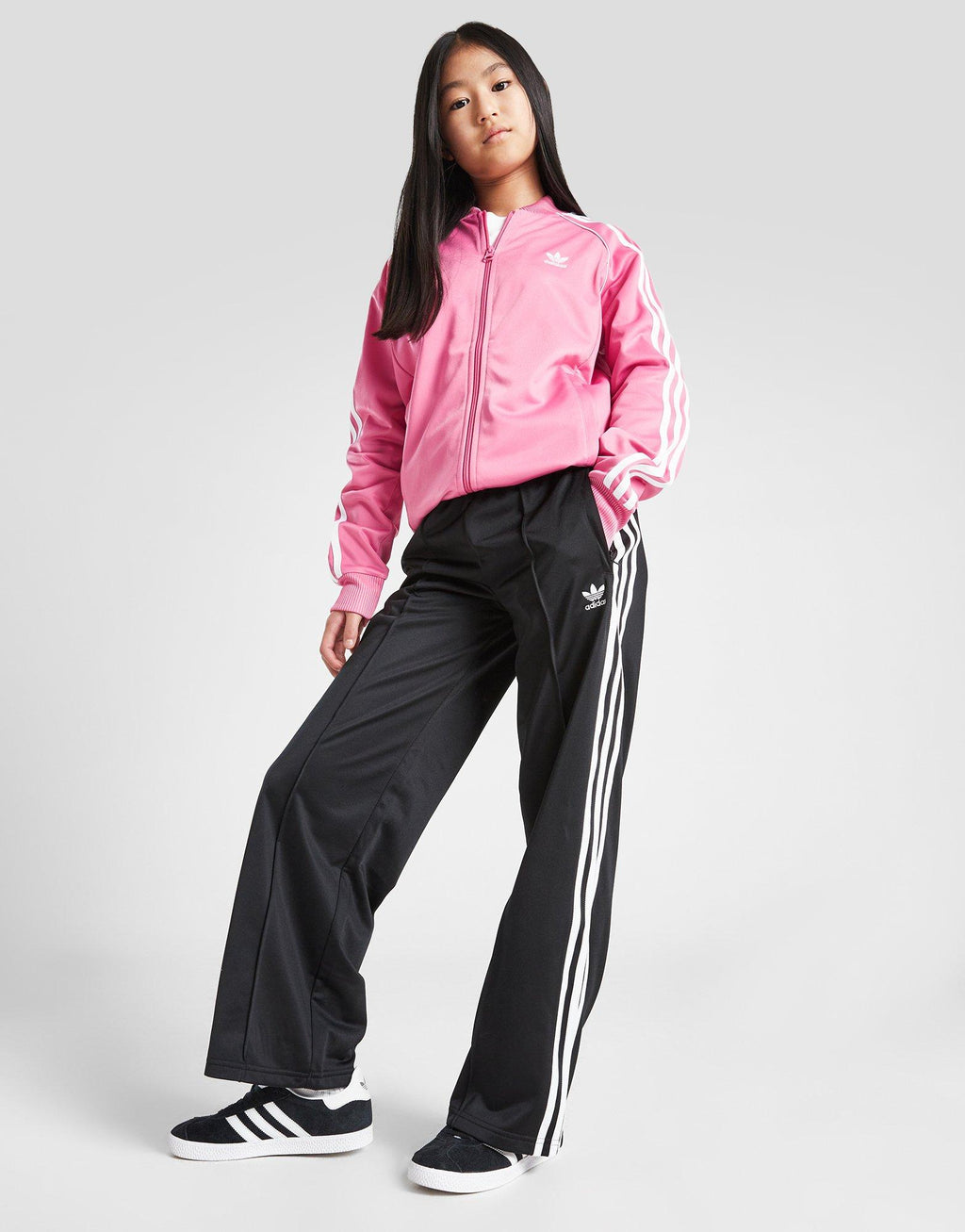 Girls' Wide Tricot Track Pants Junior