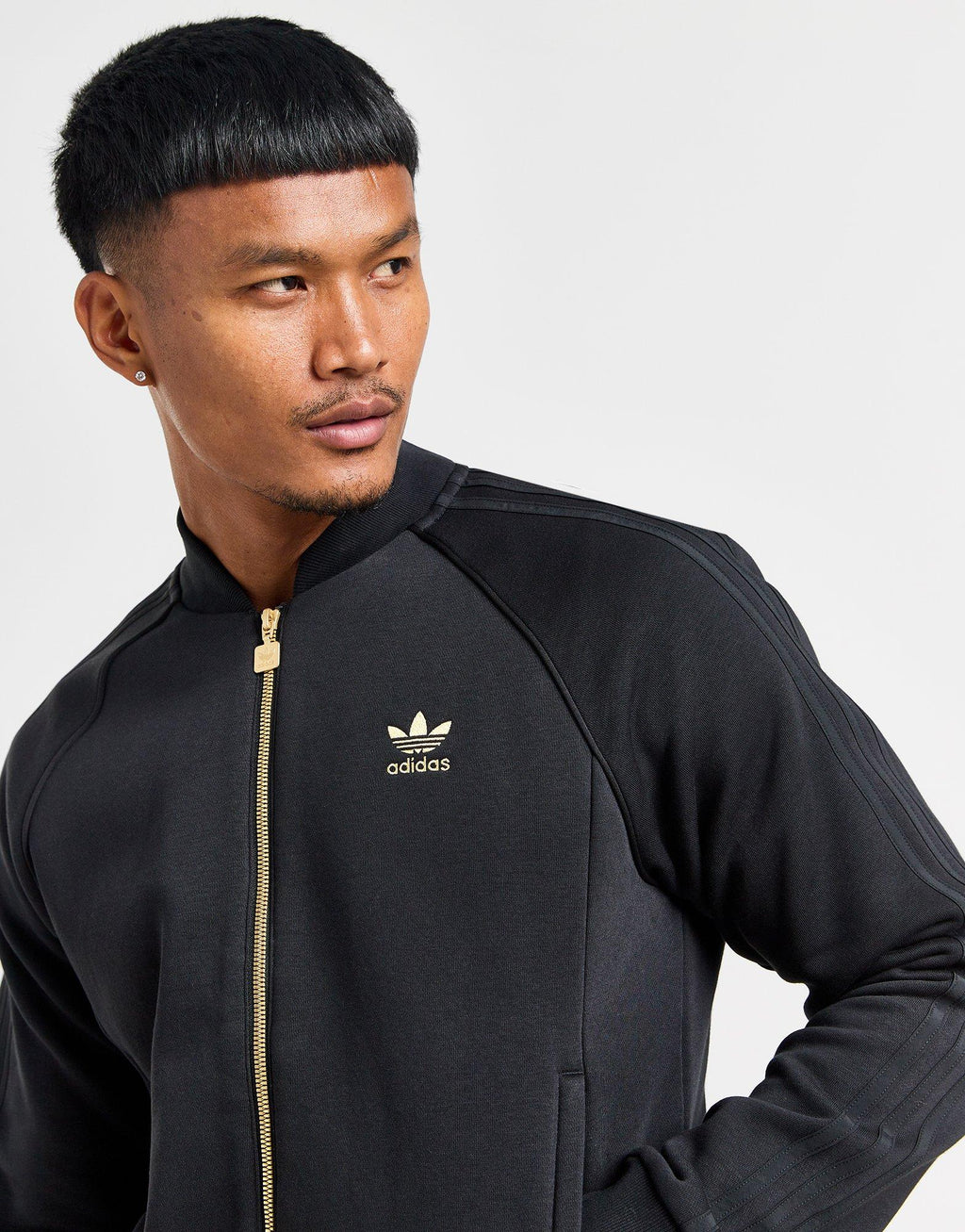 3-Stripes Fleece Track Top