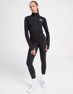Rib Long Sleeve Full Zip Top