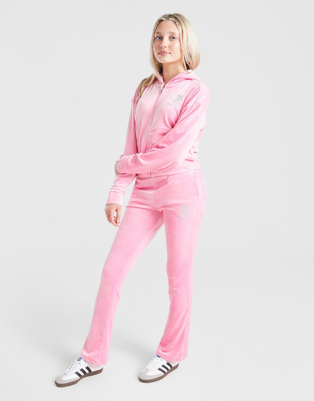 Velour Hoodie/Flares Tracksuit Children