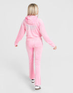 Velour Hoodie/Flares Tracksuit Children