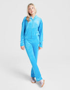 Girls' Crop Full Zip Flare Tracksuit Junior