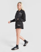 Girls' Full Zip Hoodie Shorts Tracksuit Junior