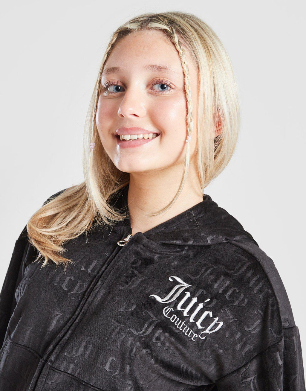 Girls' Full Zip Hoodie Shorts Tracksuit Junior