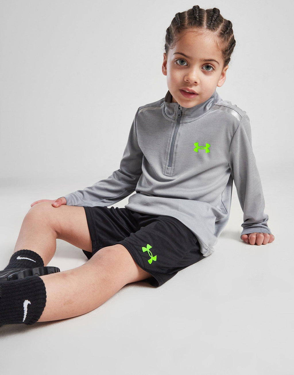 Tech Twist 1/4 Zip Top/Shorts Set Children