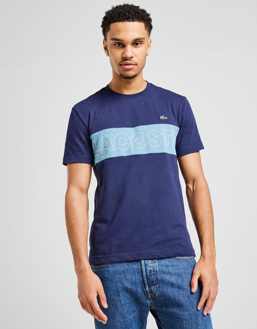 Colour Block Branded T-Shirt