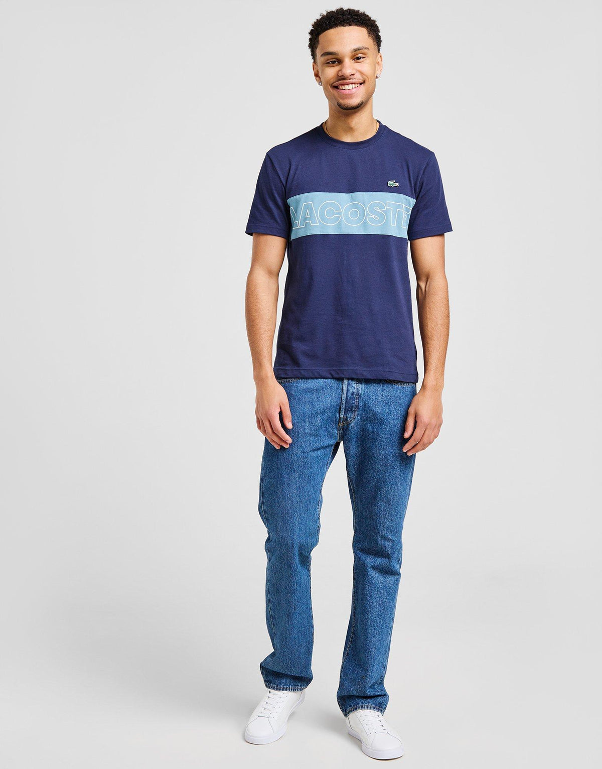 Colour Block Branded T-Shirt