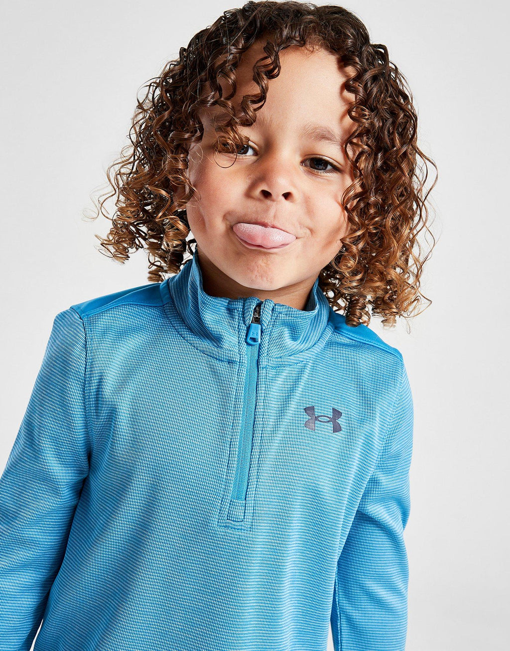 UA Tech Twist 1/4 Zip Top/Track Pants Set Infant
