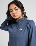 Tech Ribbed 1/4 Zip Top