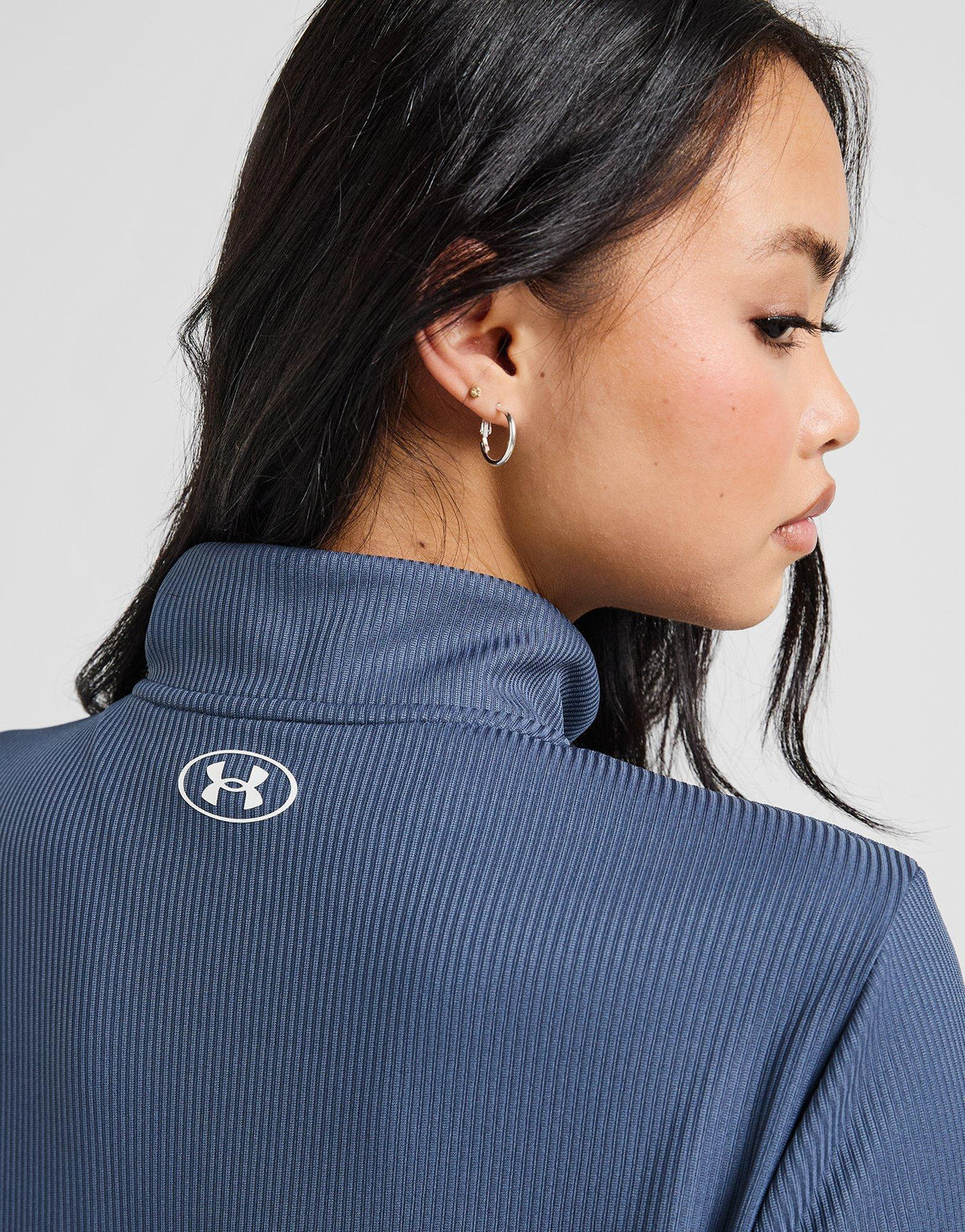 Tech Ribbed 1/4 Zip Top