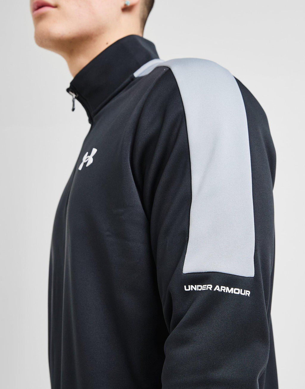 Armour Fleece 1/4 Zip Wordmark Top