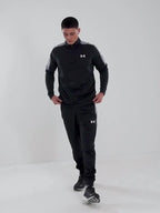 Armour Fleece 1/4 Zip Wordmark Top