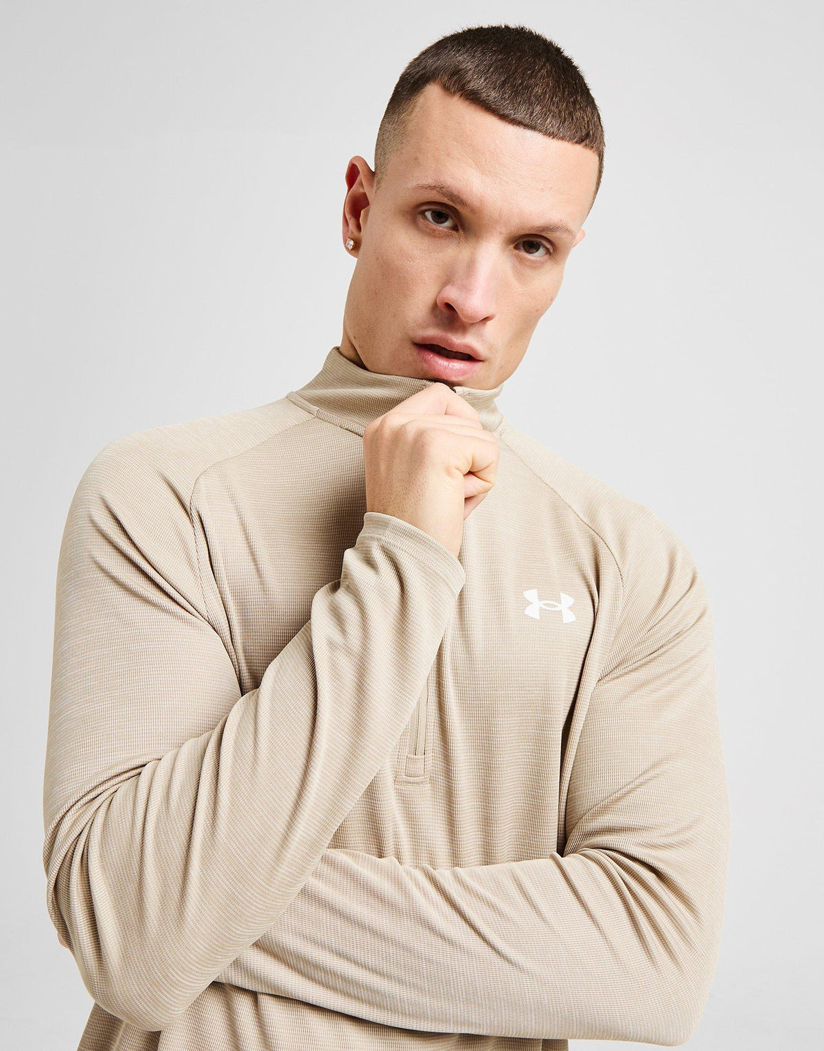 Tech Textured 1/4 Zip Top