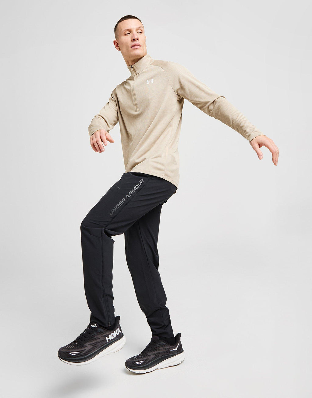 Tech Textured 1/4 Zip Top