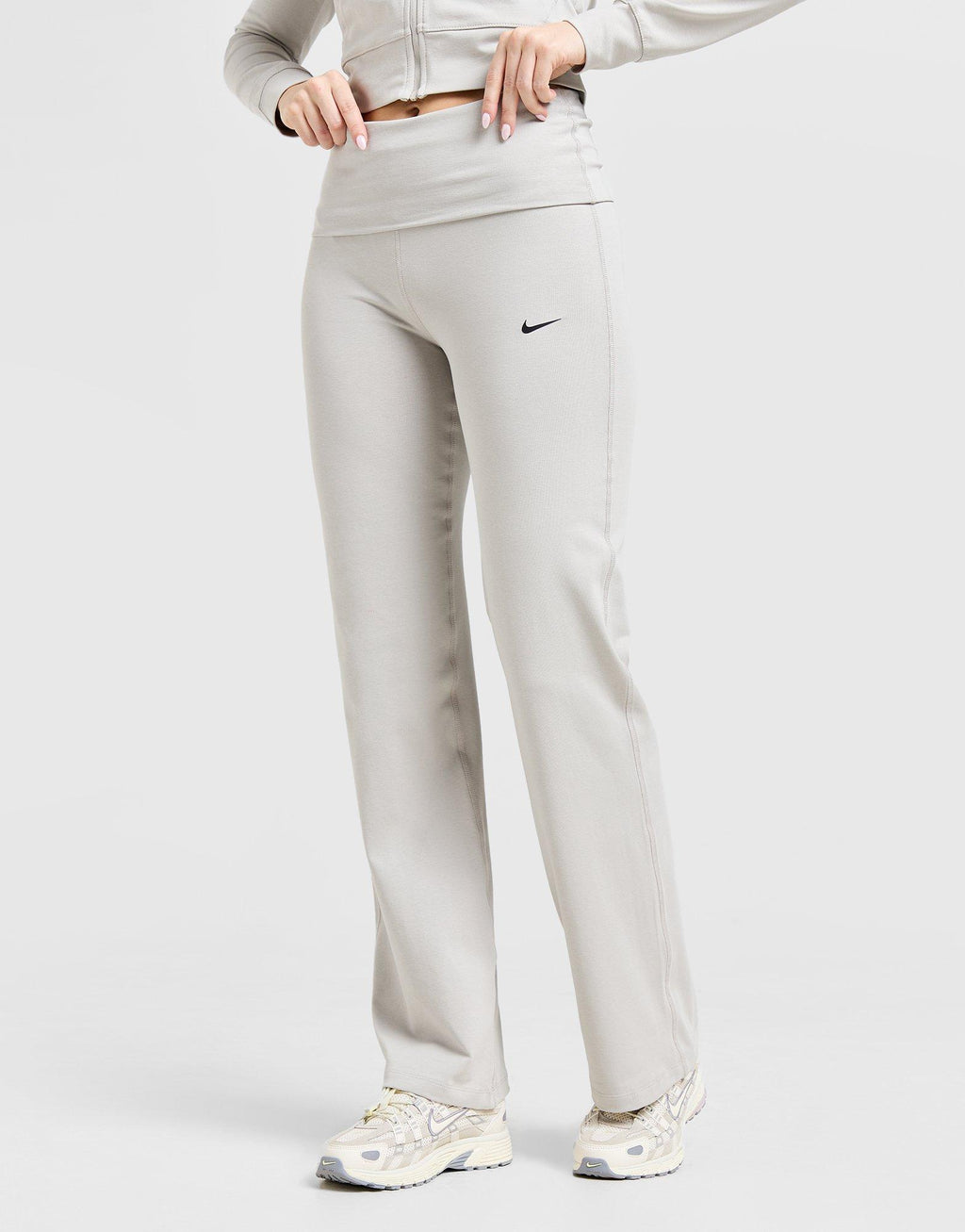 Essential Fold-Over Flare Pants