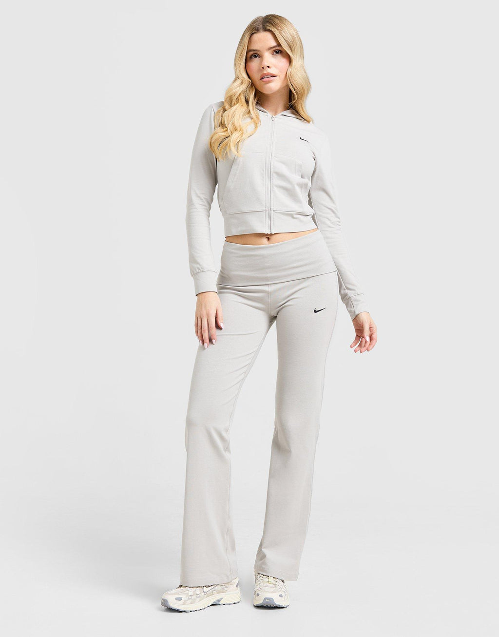 Essential Fold-Over Flare Pants