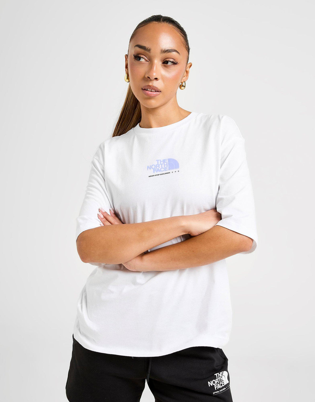 Globe Graphic Boyfriend T-Shirt