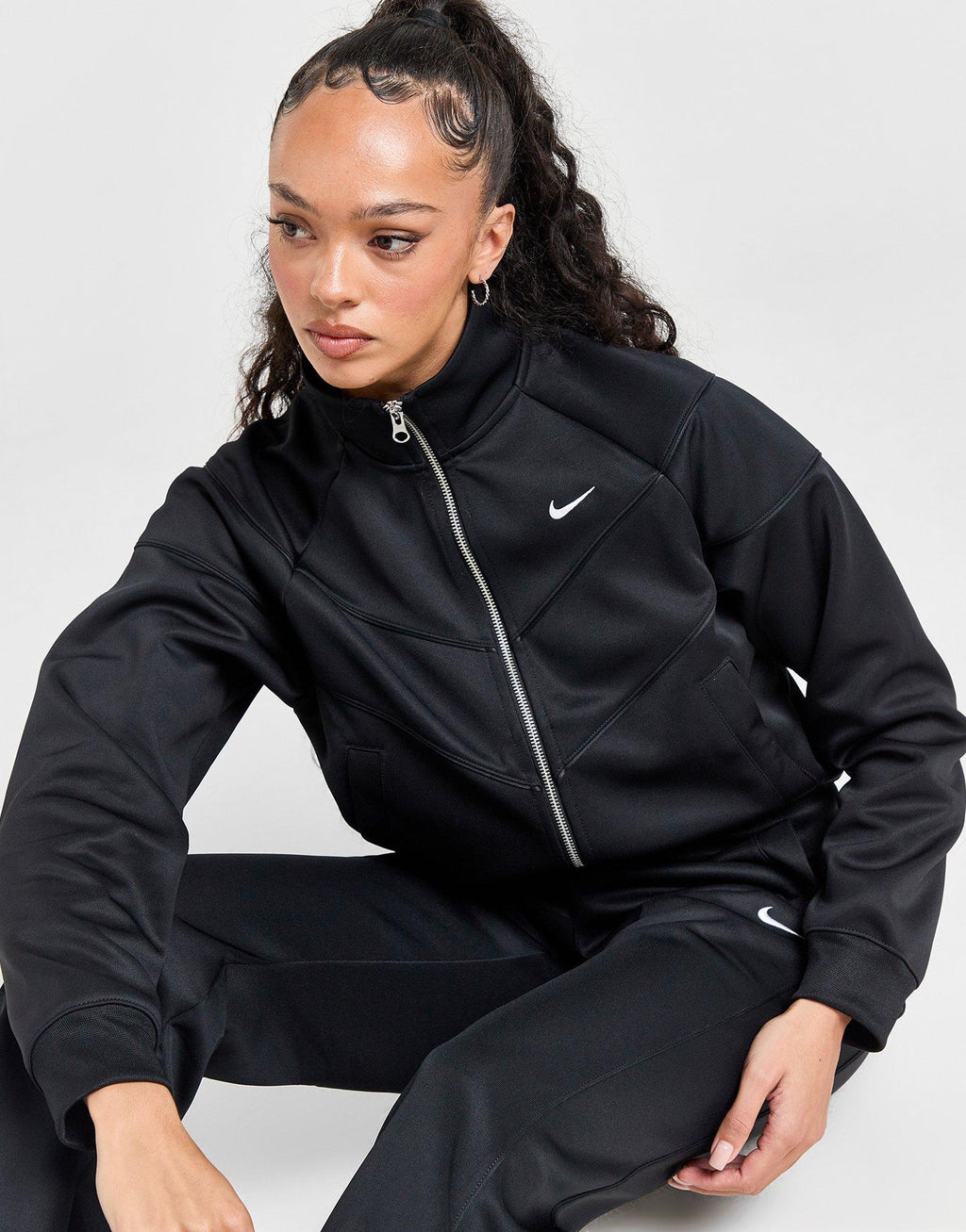 Poly Knit Full Zip Jacket