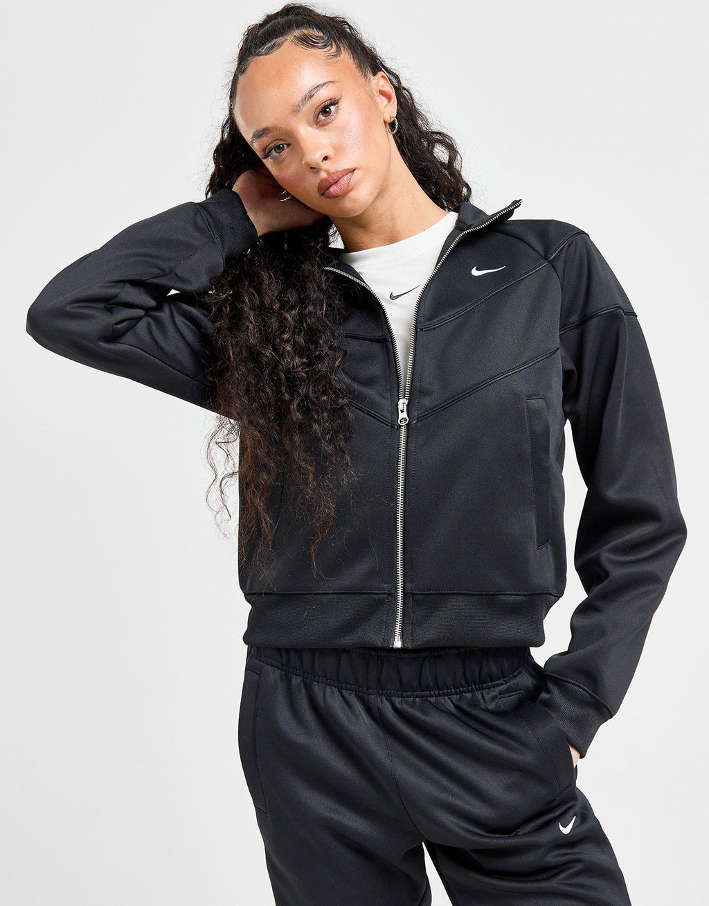 Poly Knit Full Zip Jacket