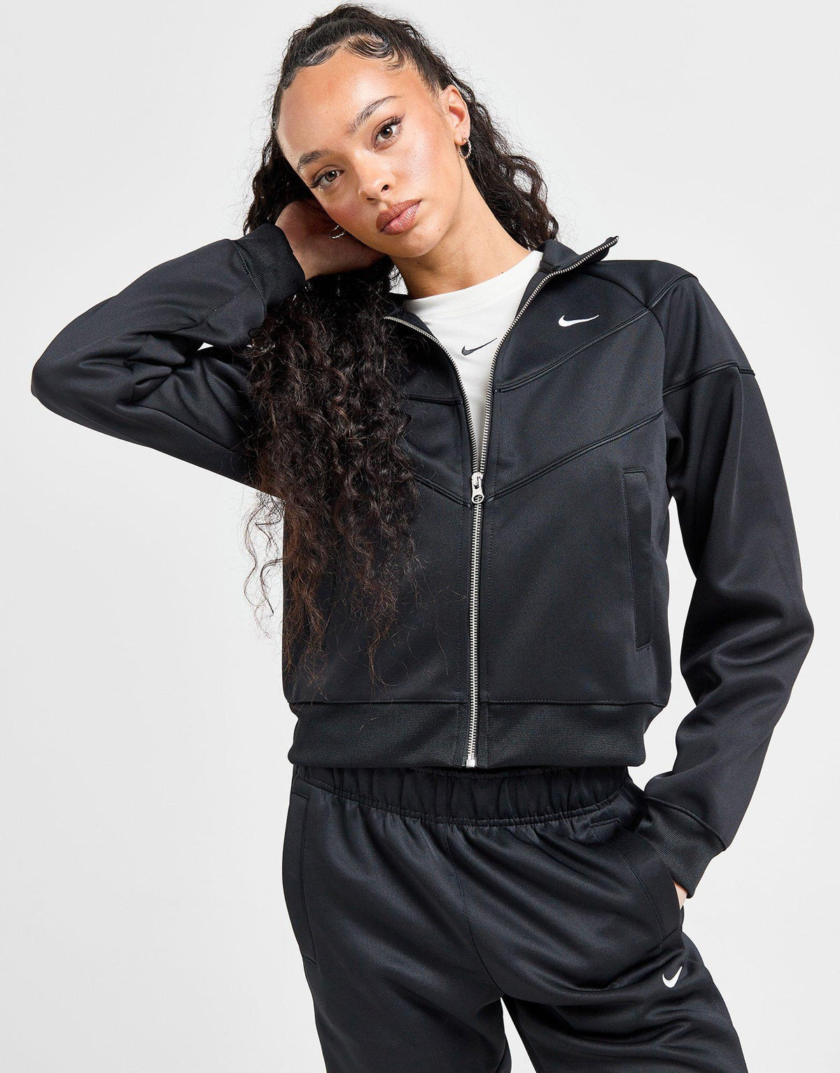 Poly Knit Full Zip Jacket