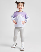 Girls' Linear Crew Tracksuit Infant