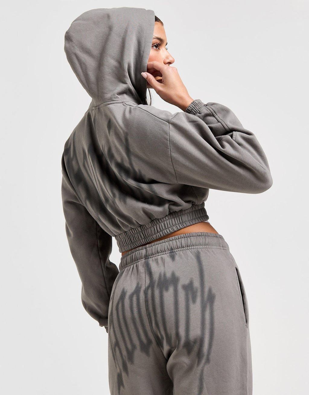 Tagra Full Zip Cropped Hoodie