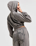 Tagra Full Zip Cropped Hoodie