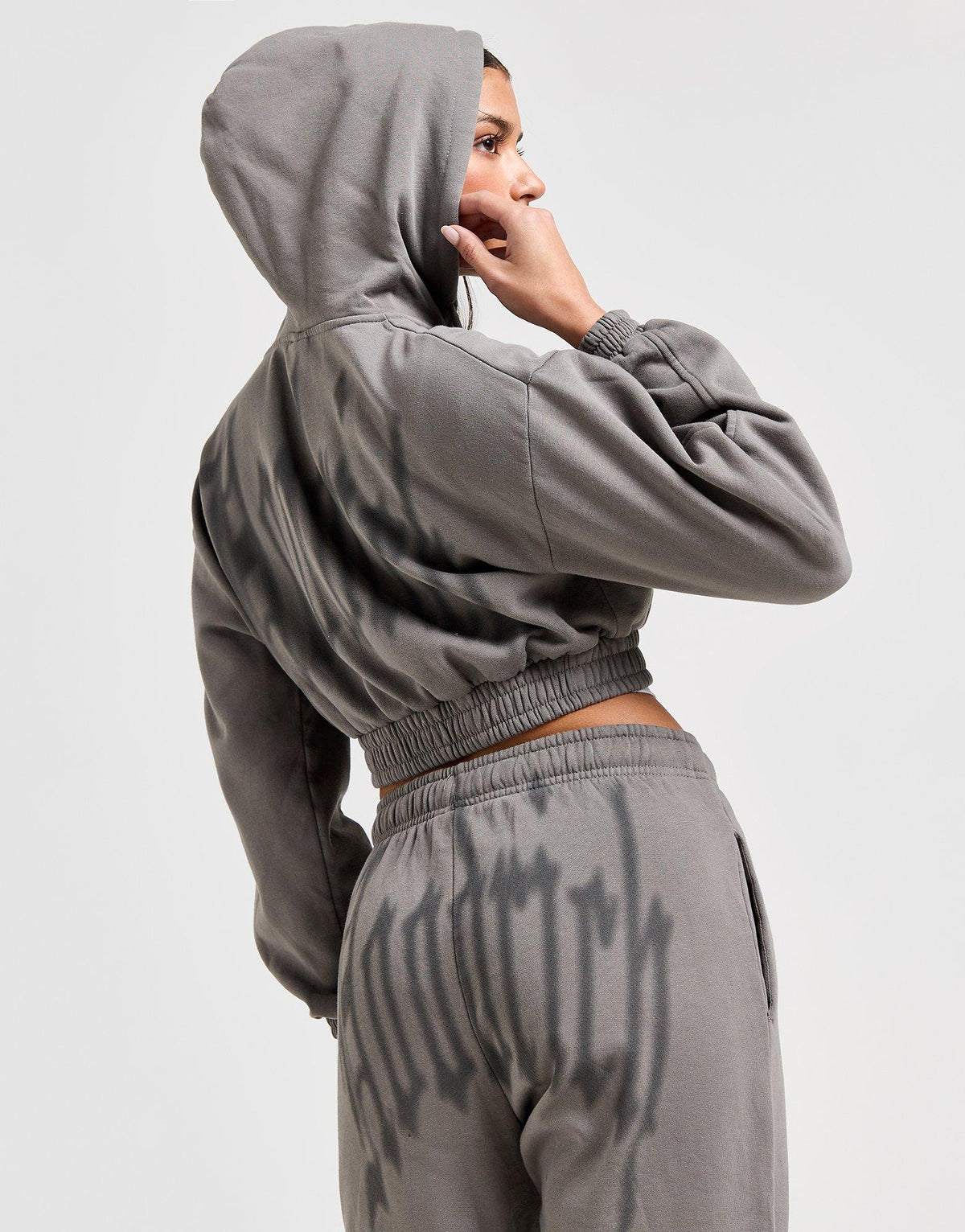 Tagra Full Zip Cropped Hoodie