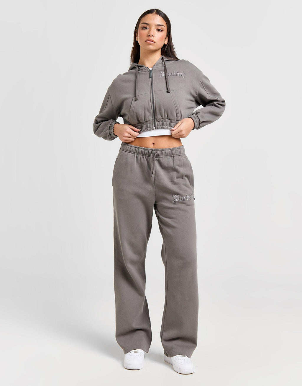 Tagra Full Zip Cropped Hoodie