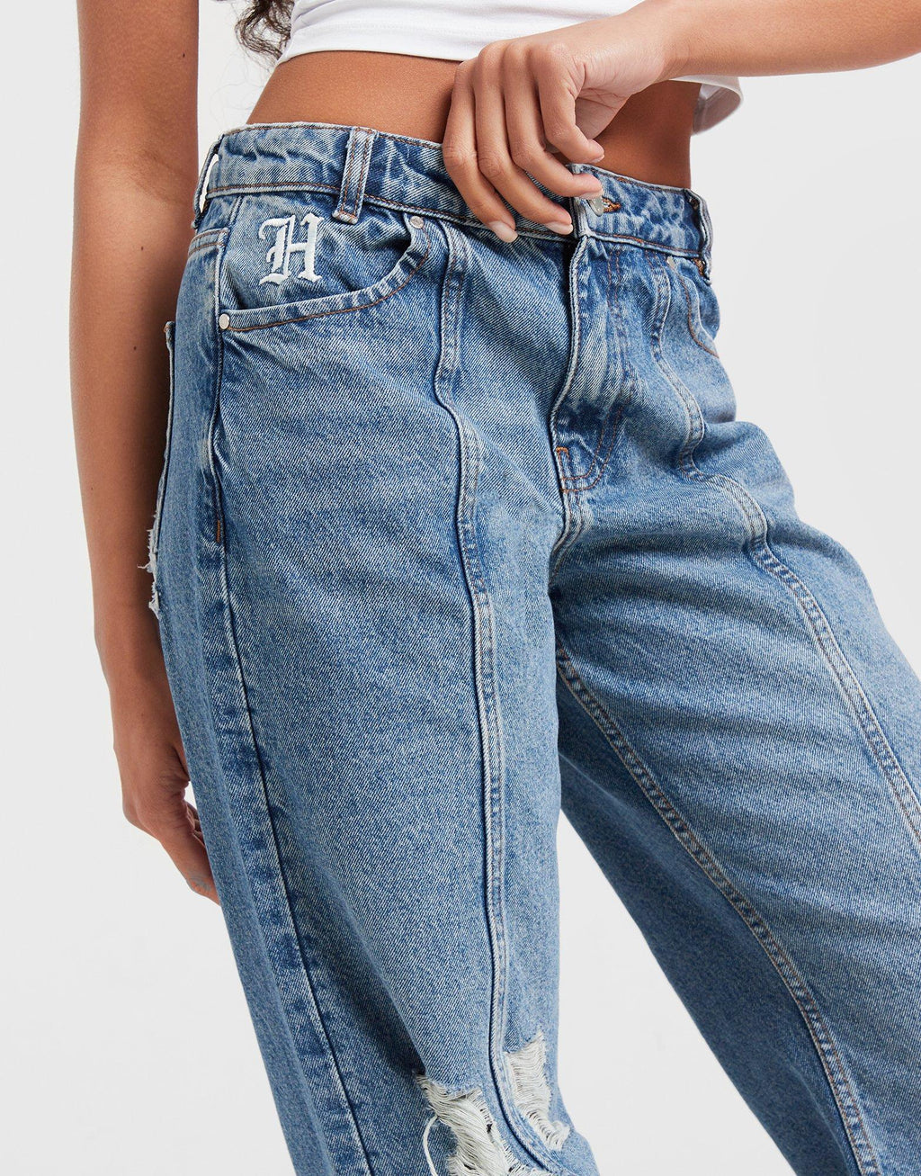 Logo Applique Jeans