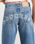 Logo Applique Jeans