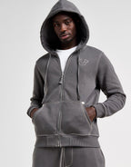 Big T Zip Through Hoodie