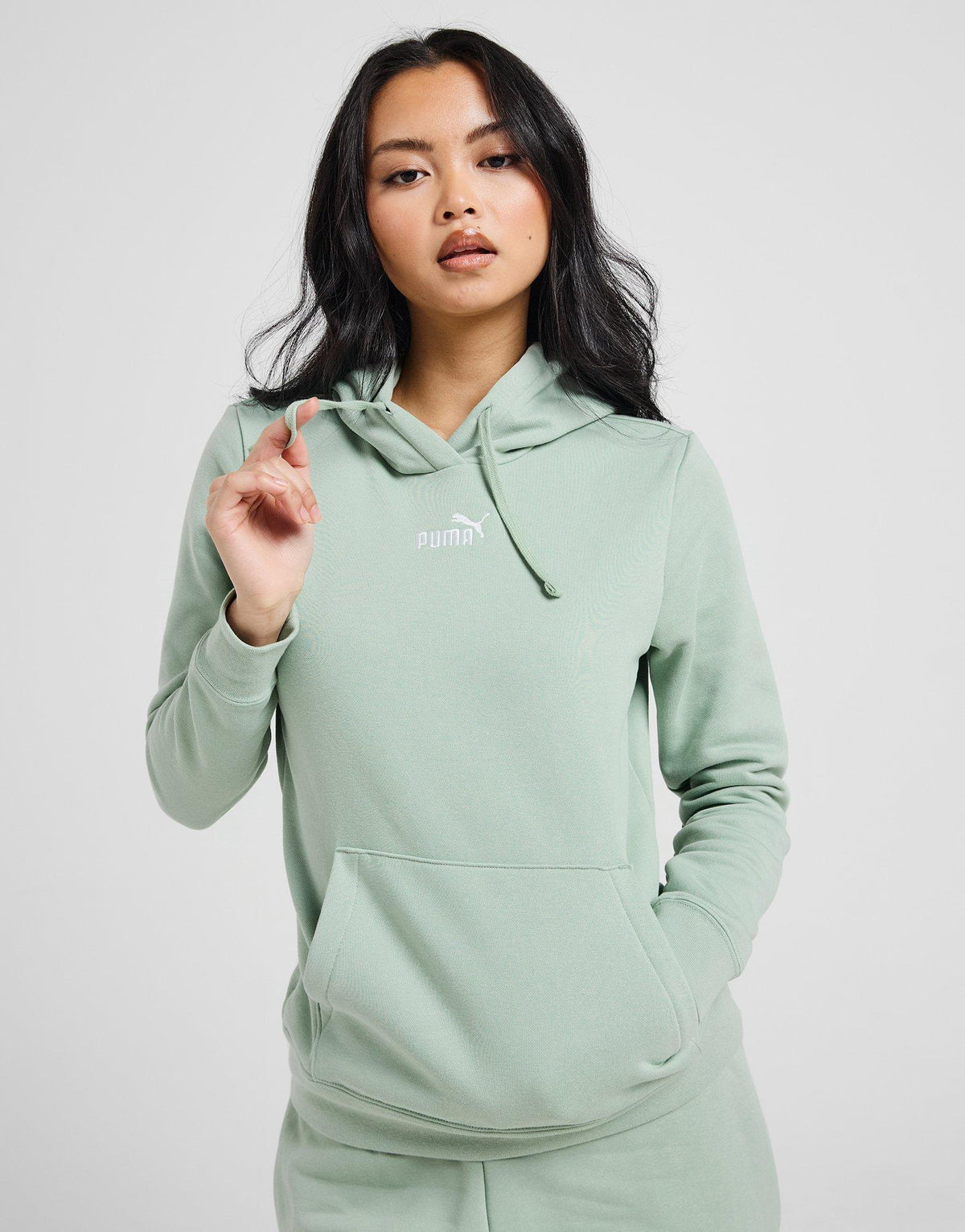 Small Logo Embroidered Hoodie
