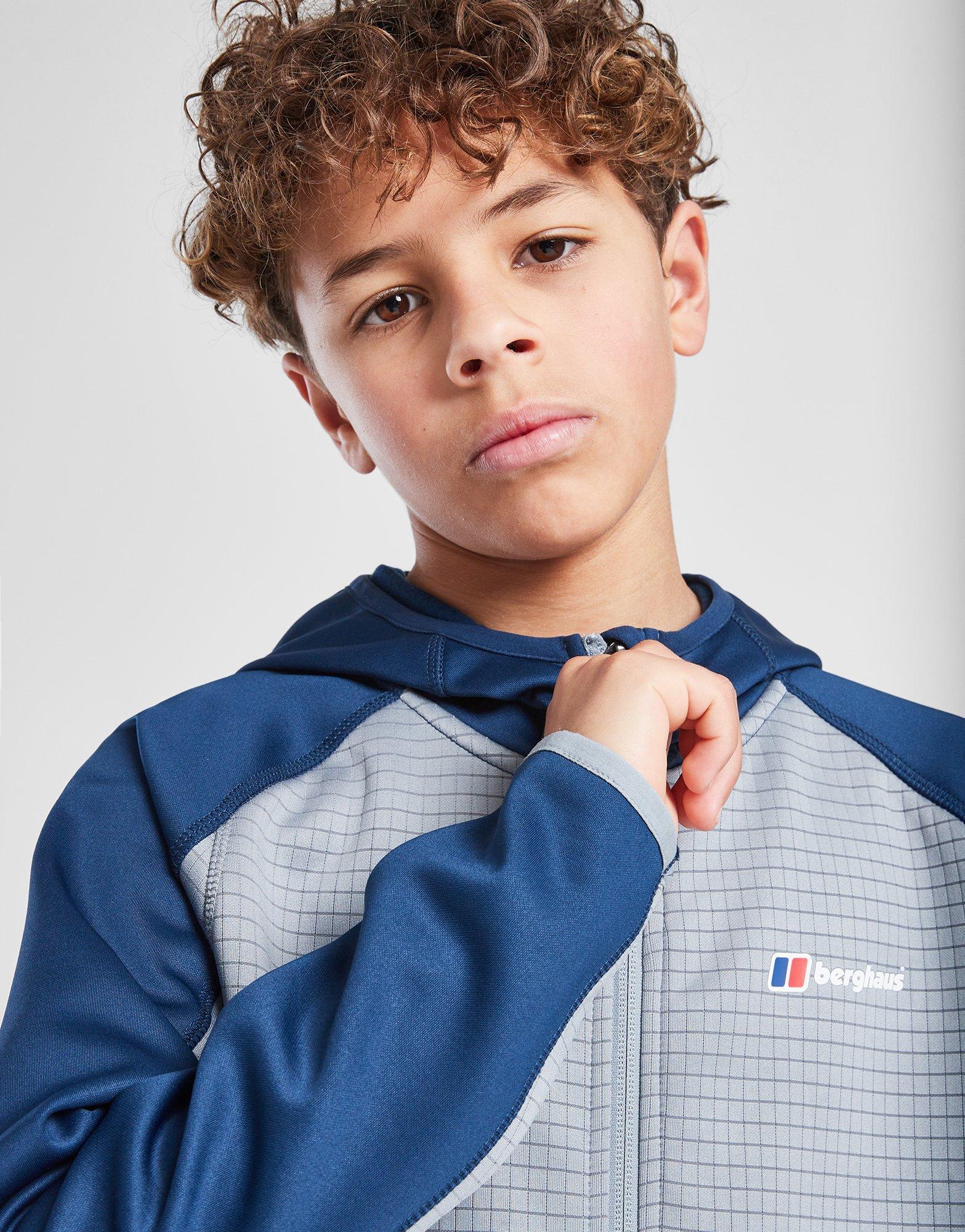 Grid Full Zip Hoodie Junior