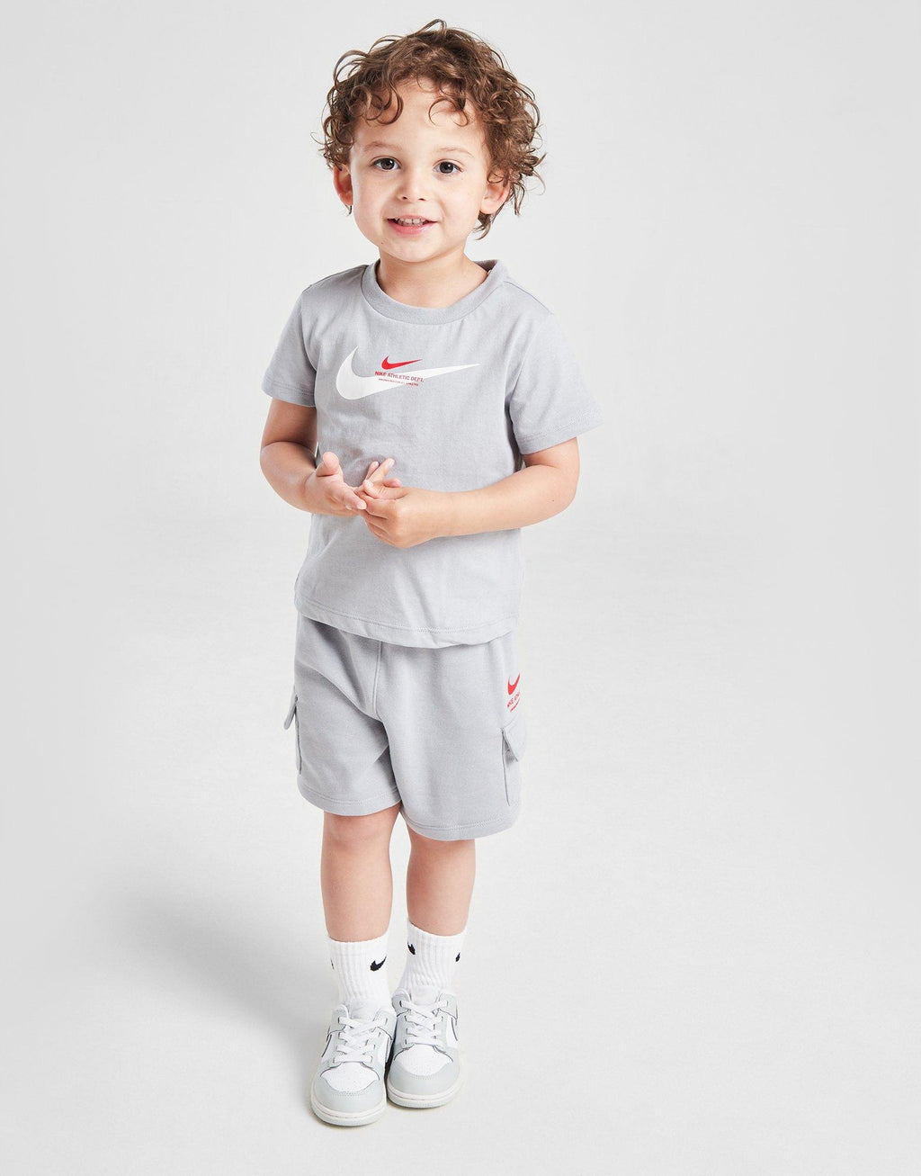 Double Swoosh T-Shirt/Cargo Shorts Set Infant