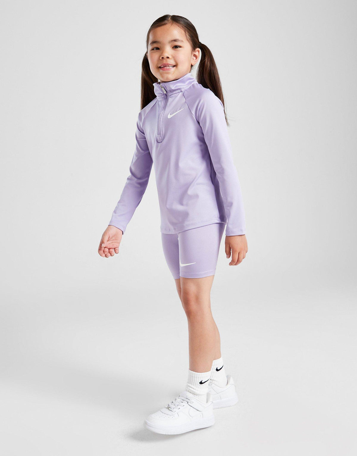 Girls' Pacer 1/4 Zip Top/Shorts Set Children