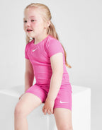 Girls' Ribbed Crew T-Shirt/Shorts Set Infant